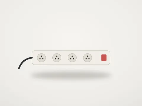 PowerSpan U8 with 8 Universal Socket + USB-C White