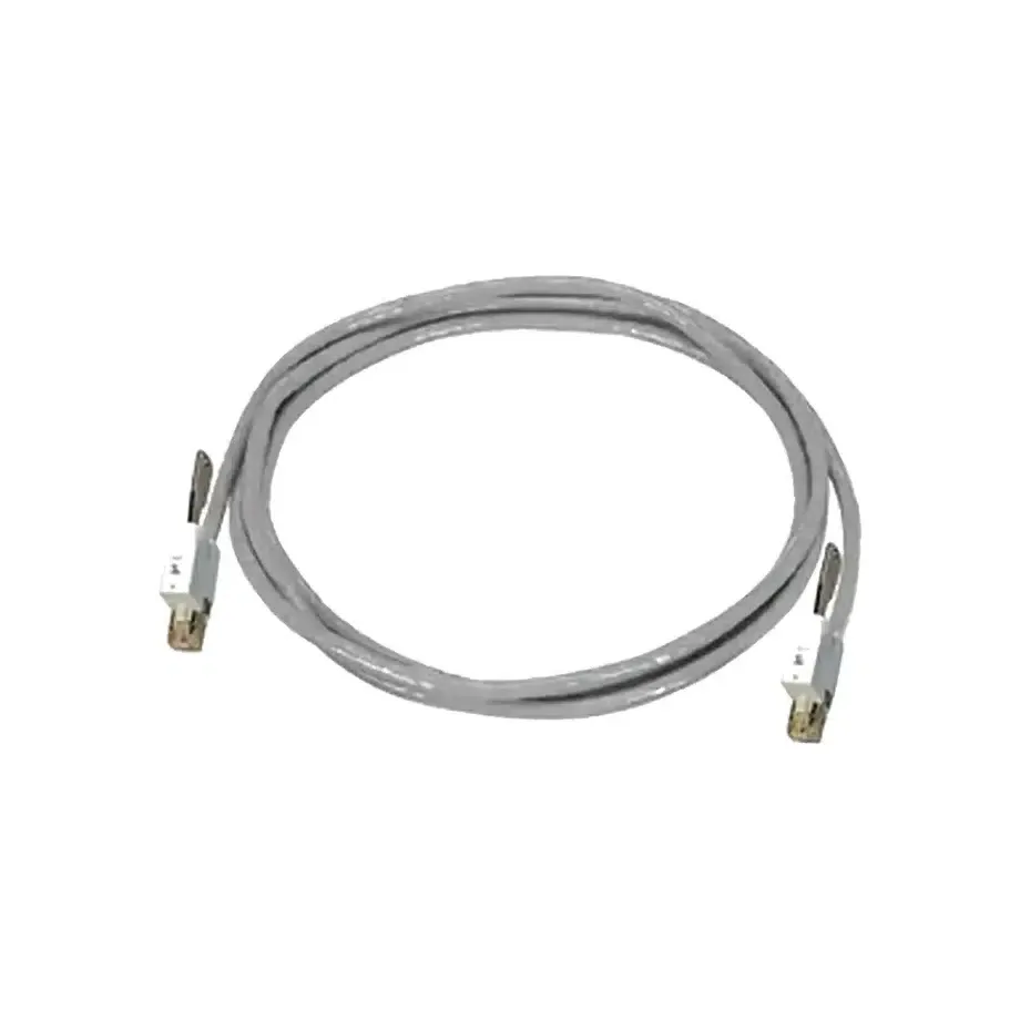RJ45 Patch Cord, category 5e, PVC stranded, with security key, gray, 1 m
