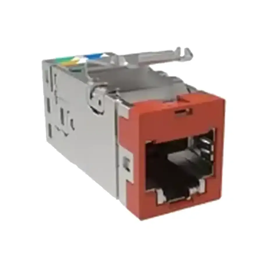 SLX Series Cat 6 Shielded Keystone Jack, Orange (SLX-6S-OR)