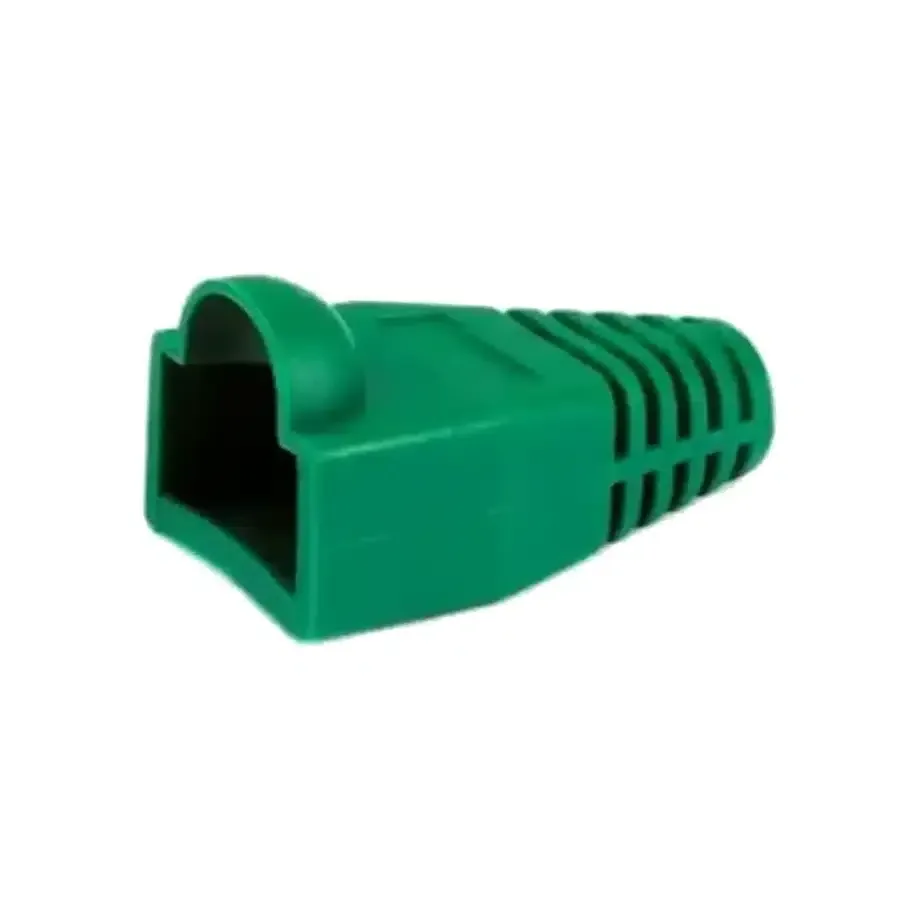 Modular Plug Boot, for category 5E and 6/6A EMT plugs, 5.5 mm max cable OD, 2400 per box, green