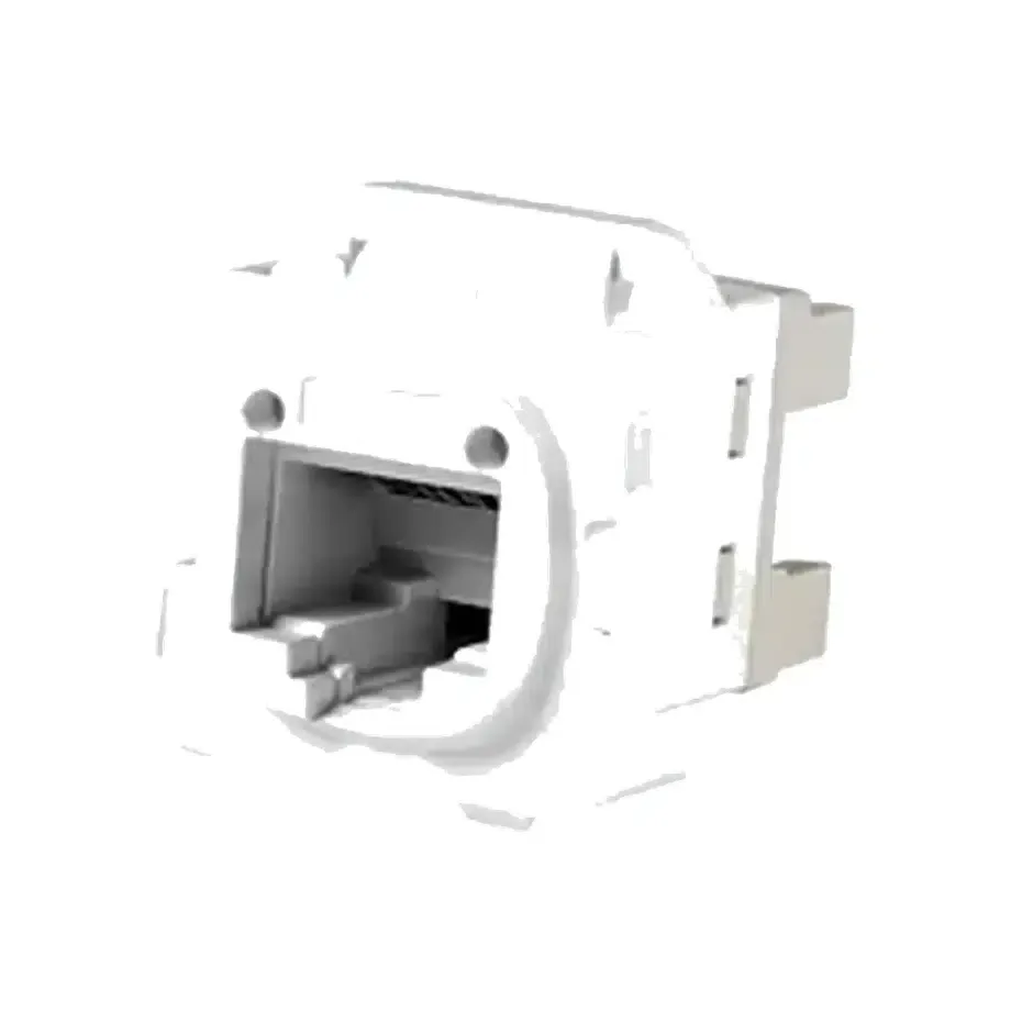 FMK Series Cat 6 Unshielded Keystone Jack, White
