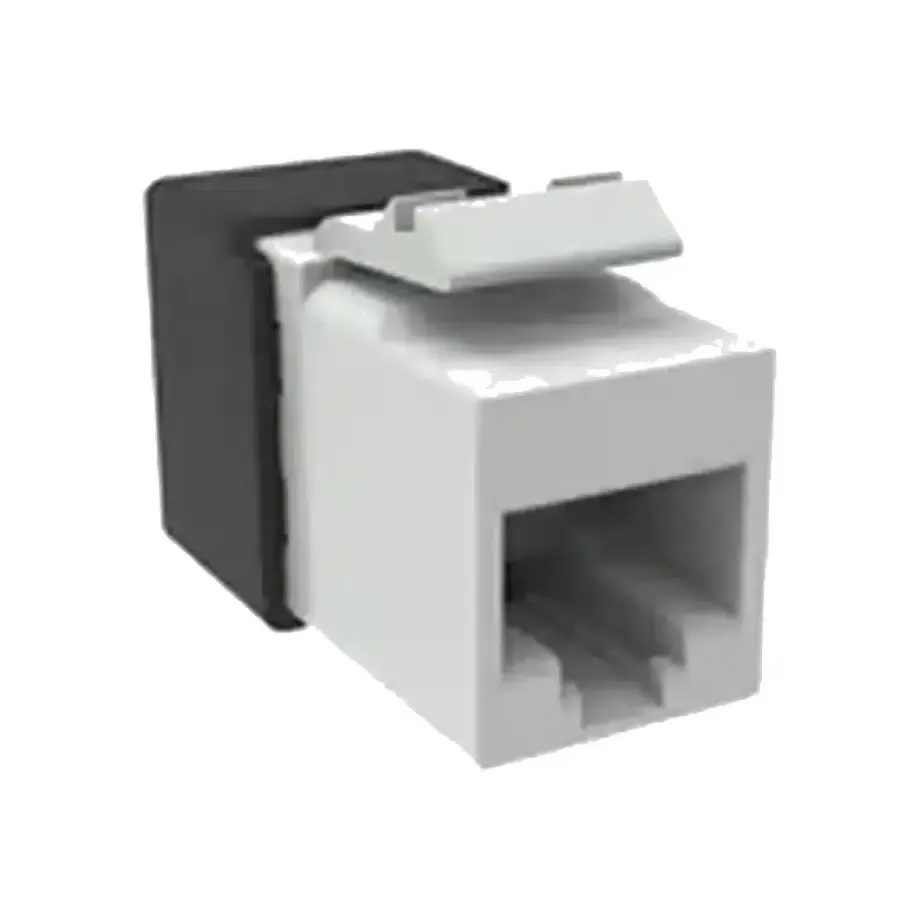 SL Series Cat 6A Unshielded Keystone Jack, Grey