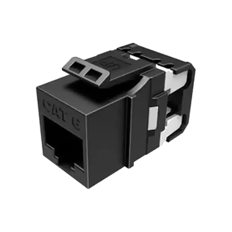 Keystone Jack / Outlet (KJ-C6-BK)