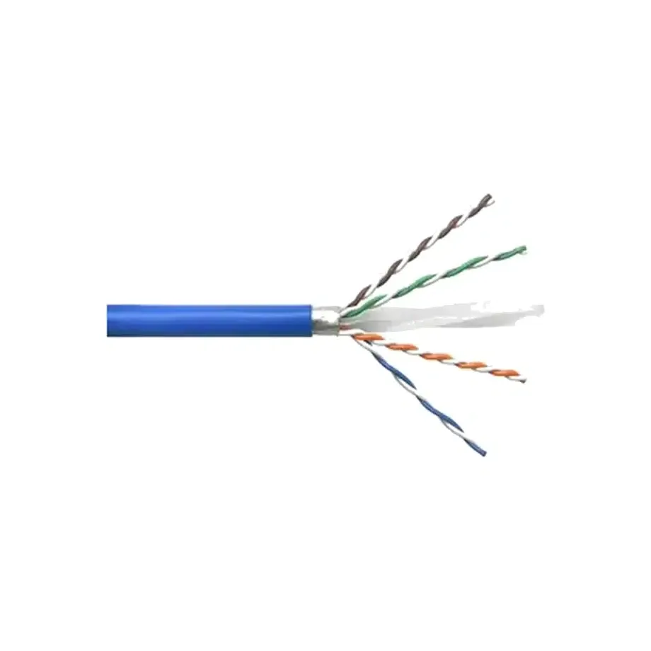 CS41ZB, ETL Verified Category 6A U/UTP Cable, low smoke zero halogen, blue jacket, 4 pair count, 1640 ft (500 m) length reel (EMEA)