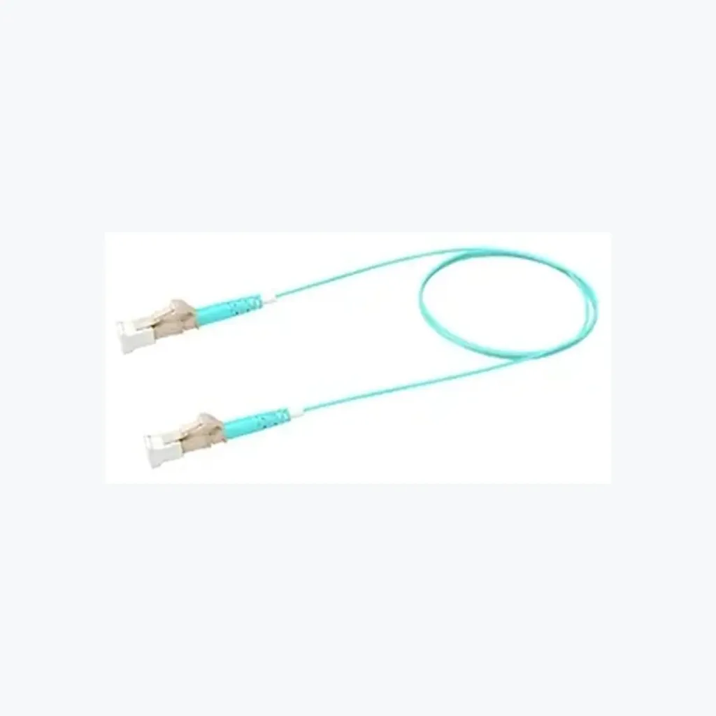 Ultra Low Loss OM4, LC/UPC to LC/UPC, Fiber Patch Cord, 1.6 mm Simplex, Plenum