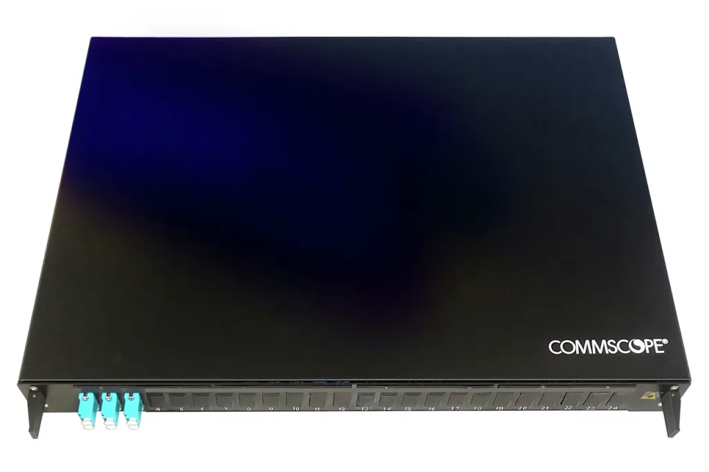 FMS Loaded Panel, 6F OM3, 1U Drawer, LC MM Pigtails