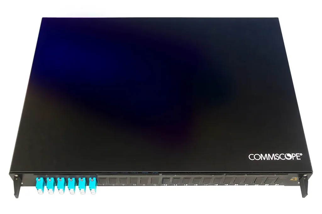 FMS Loaded Panel, 12F OM3, 1U Drawer, LC MM Pigtails