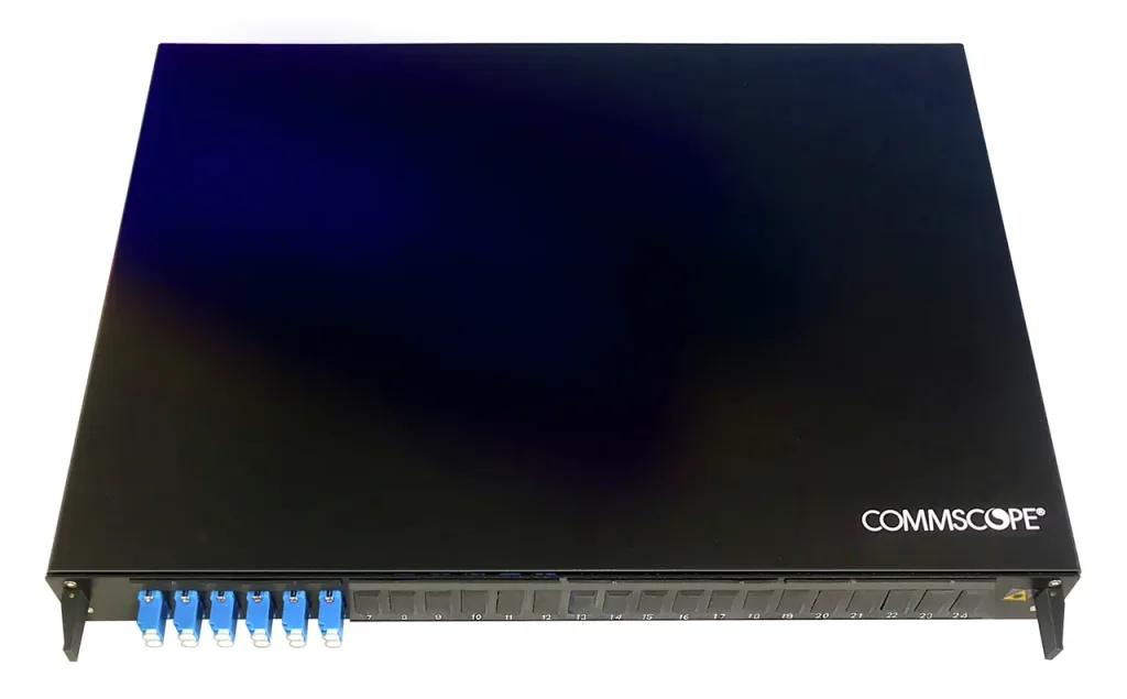 FMS Loaded Panel, 12F OS2, 1U Drawer, LC SM Pigtails