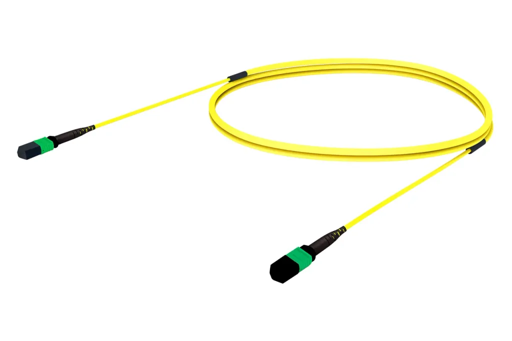 OS2 12F MPO-MPO Trunk, Yellow · 94 m