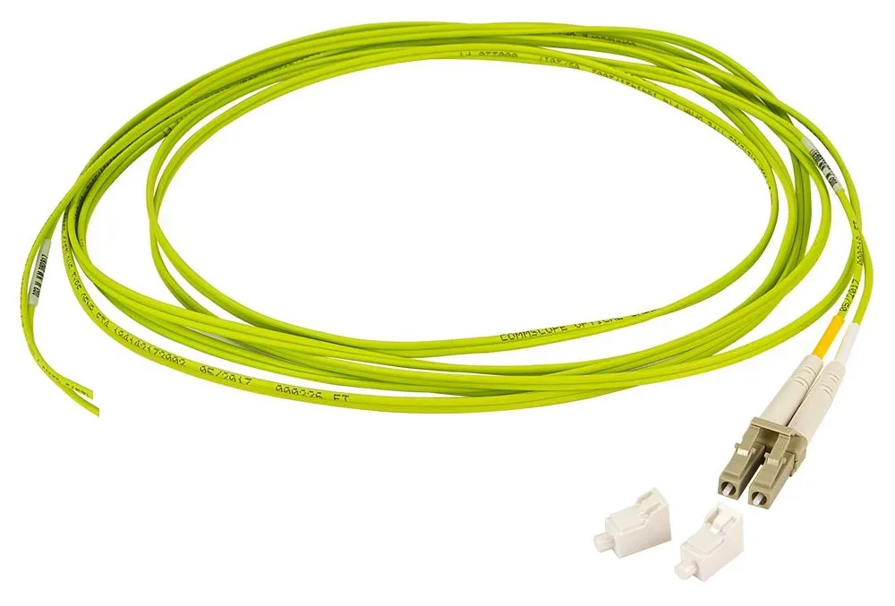 Ultra Low Loss (ULL) LazrSPEED 550 WideBand OM5 LC/UPC to Unconnectorized, Fiber Pigtail, 1.6 mm Duplex, LSZH