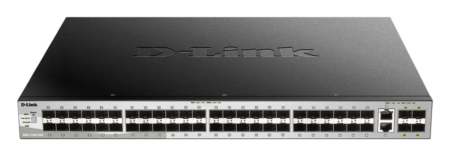 DGS-3130-54S 54-Port Lite Layer 3 Stackable Managed Gigabit Fiber Switch