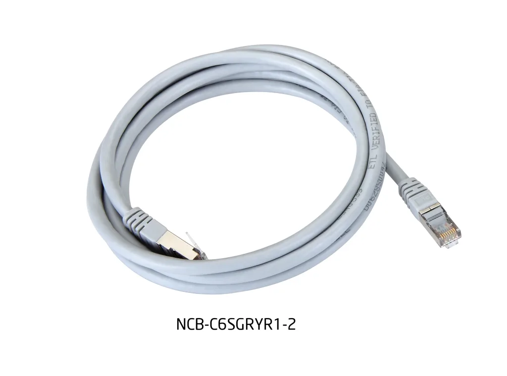Cat 6 S/FTP Patch Cord, Grey, 2 m