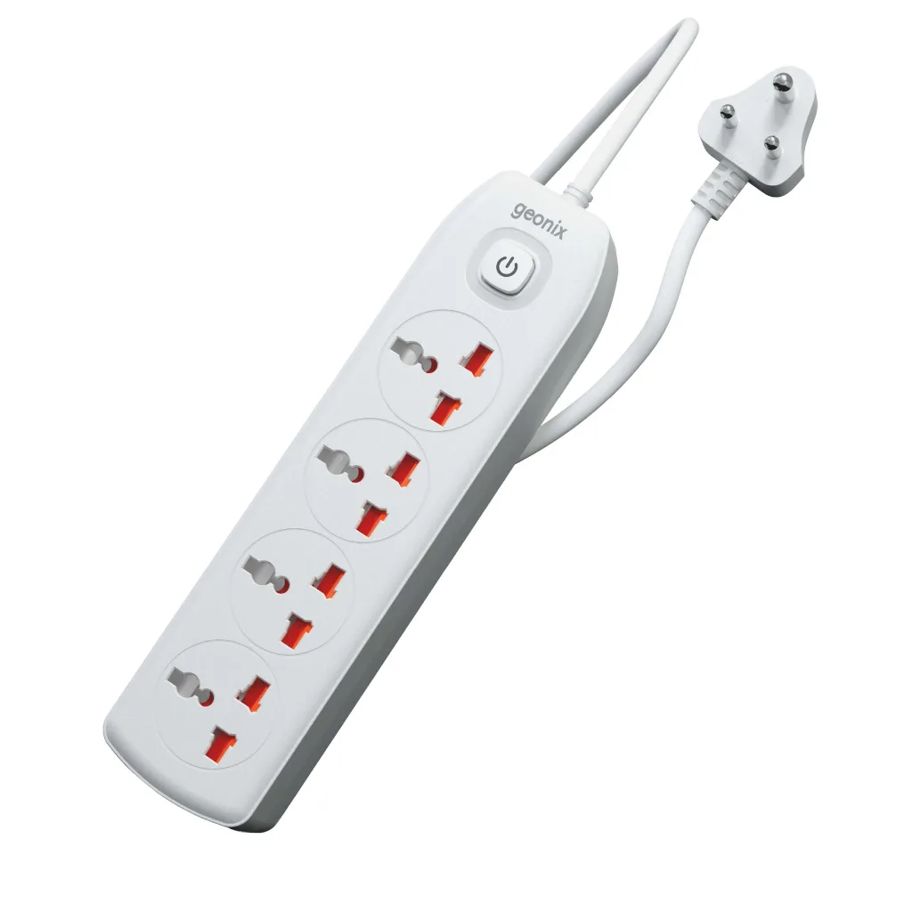 PowerSpan S4 PRO Extension Board with 4 Universal Sockets White