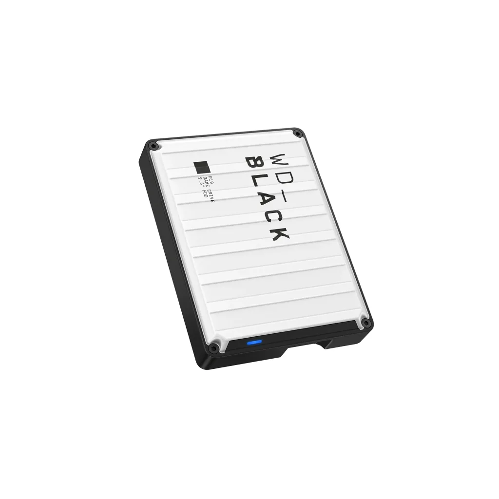 6TB White WD_BLACK P10 Game Drive, Works with PlayStation