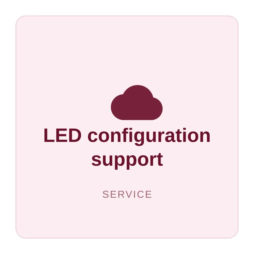 LED configuration support