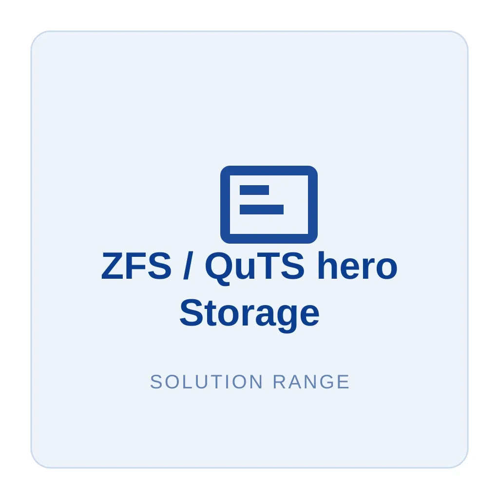 QNAP ZFS / QuTS hero Storage