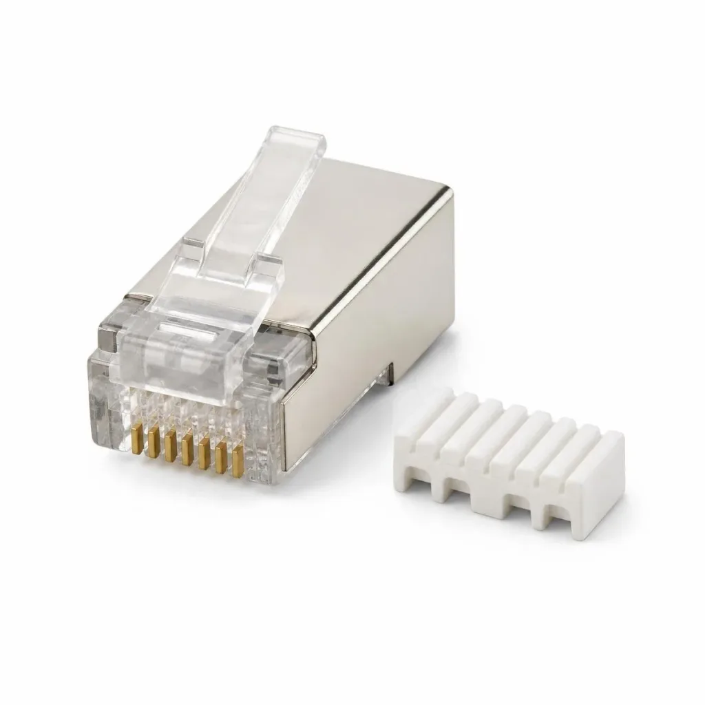 Modular Plug Kit, Cat 6A Shielded, 100/bag