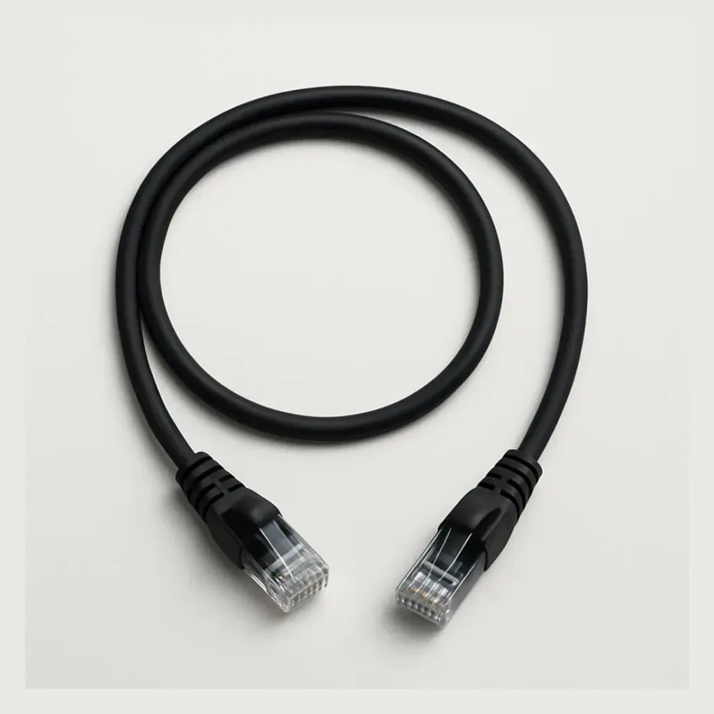 Cat 6 U/UTP LSZH Patch Cord (NETCONNECT) · black · 53 m