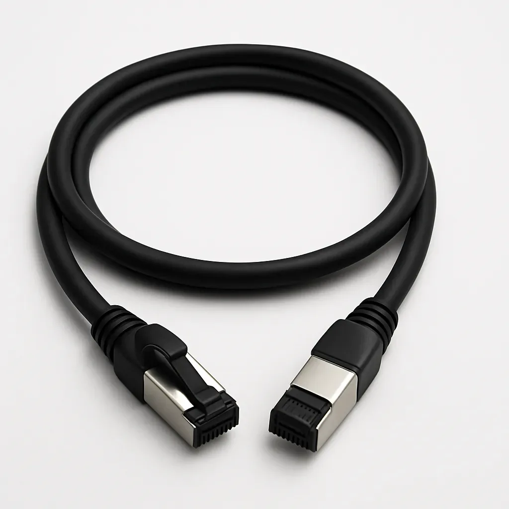 Cat 6A S/FTP LSZH Patch Cord (NETCONNECT 10G) · black · 44 m