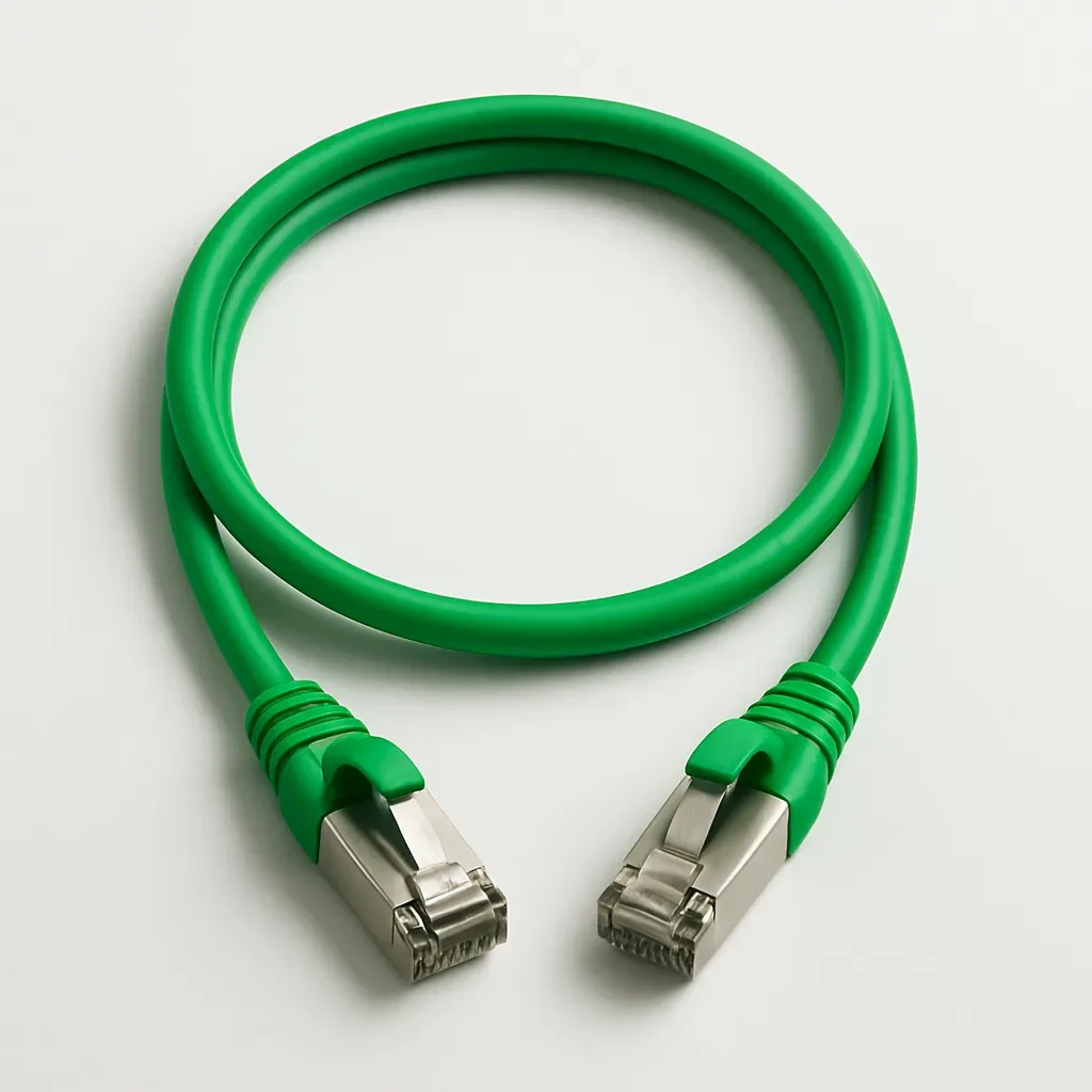 Cat 6A S/FTP LSZH Patch Cord (NETCONNECT 10G) · green · 44 m