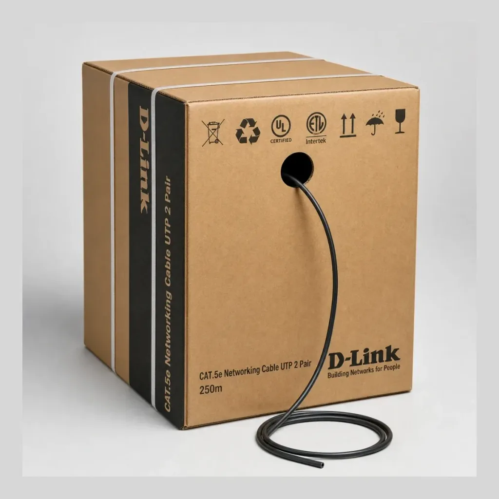 Copper Bulk Cable (NCB-5E2PUBLKR-250)