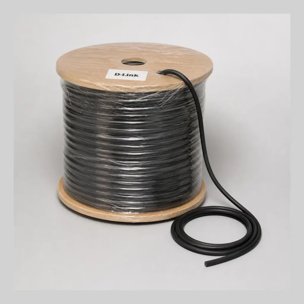 Cat 6 U/UTP Bulk Cable, Black, 305 m (NCB-C6UBLKR-305-O)