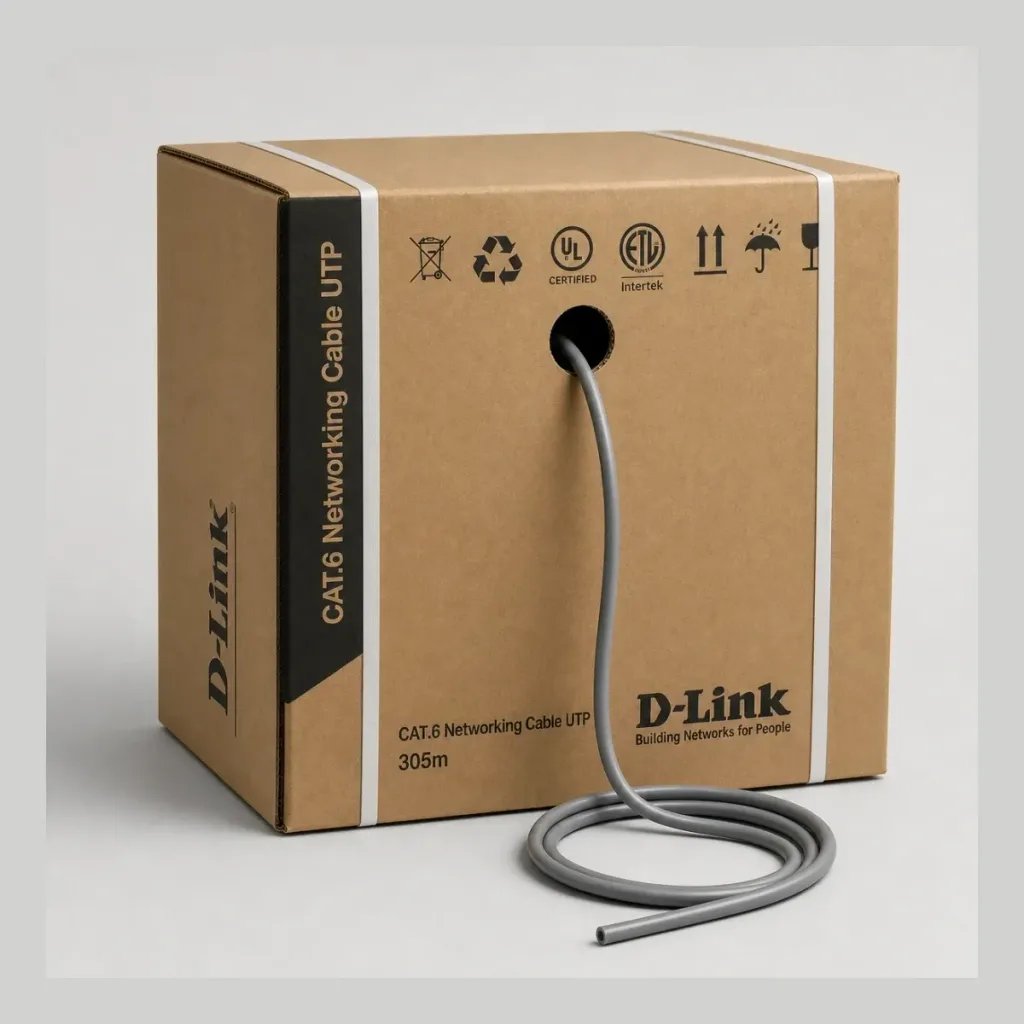 Cat 6 U/UTP Bulk Cable, Grey, 305 m (NCB-C6UGRYR-305/INX)