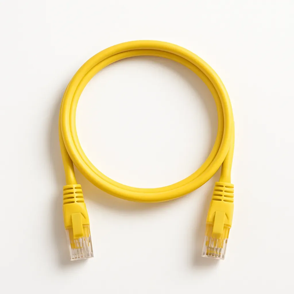 Cat 6 U/UTP Patch Cord, Yellow, 2 m