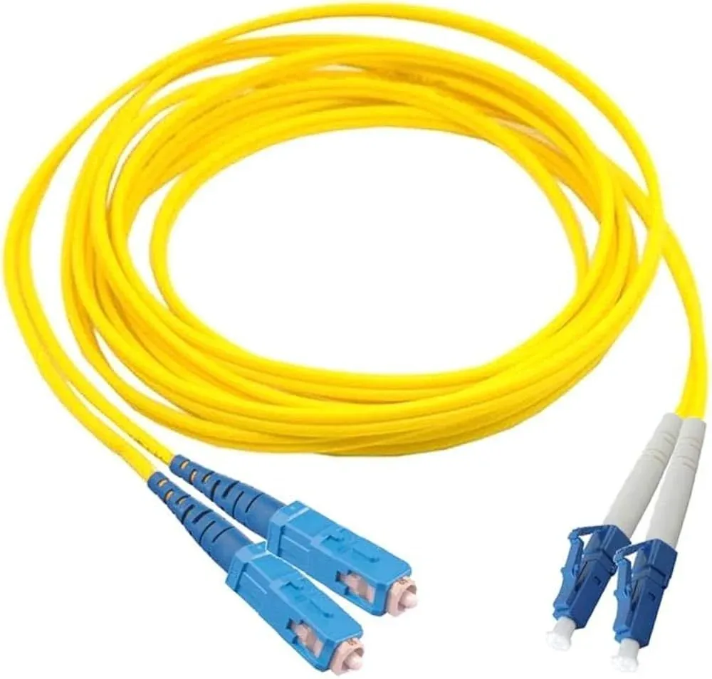 OS2 Singlemode LC-SC Duplex Patch Cord, LSZH · 42 m