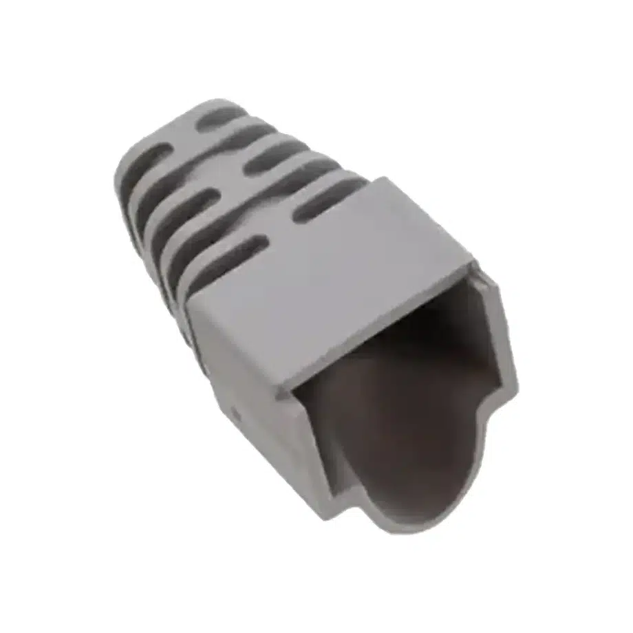 Modular Plug Snagless Boot, for category 5 and 5e plugs, unshielded, 5.33 mm, 1000 per box, gray, a Plug boot part supplied by Data Systems
