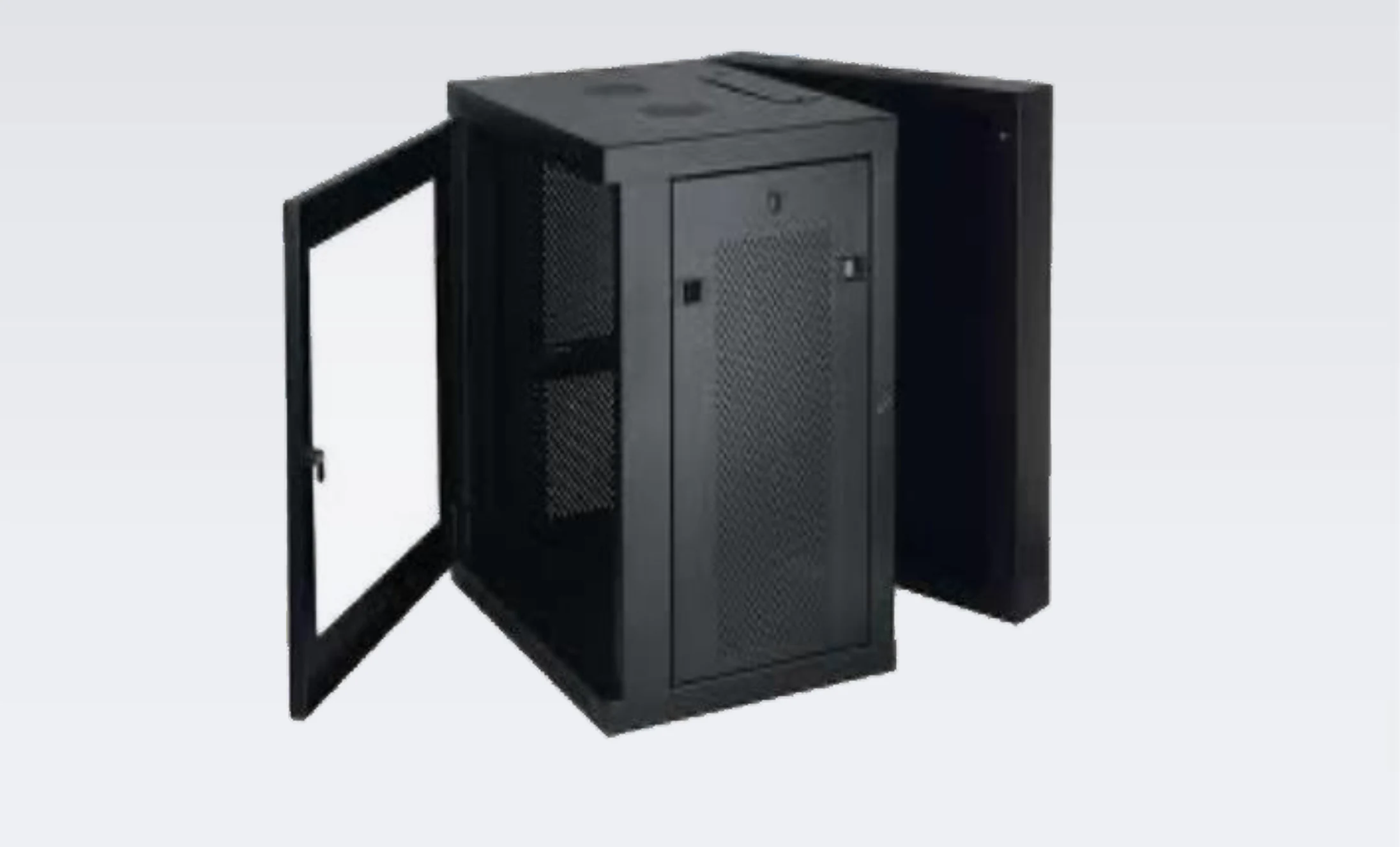 12U Wall Mount Rack, 600 x 600 mm, Grey (NWR-12U-6060-GR-DS), a Double section wall racks part supplied by Data Systems