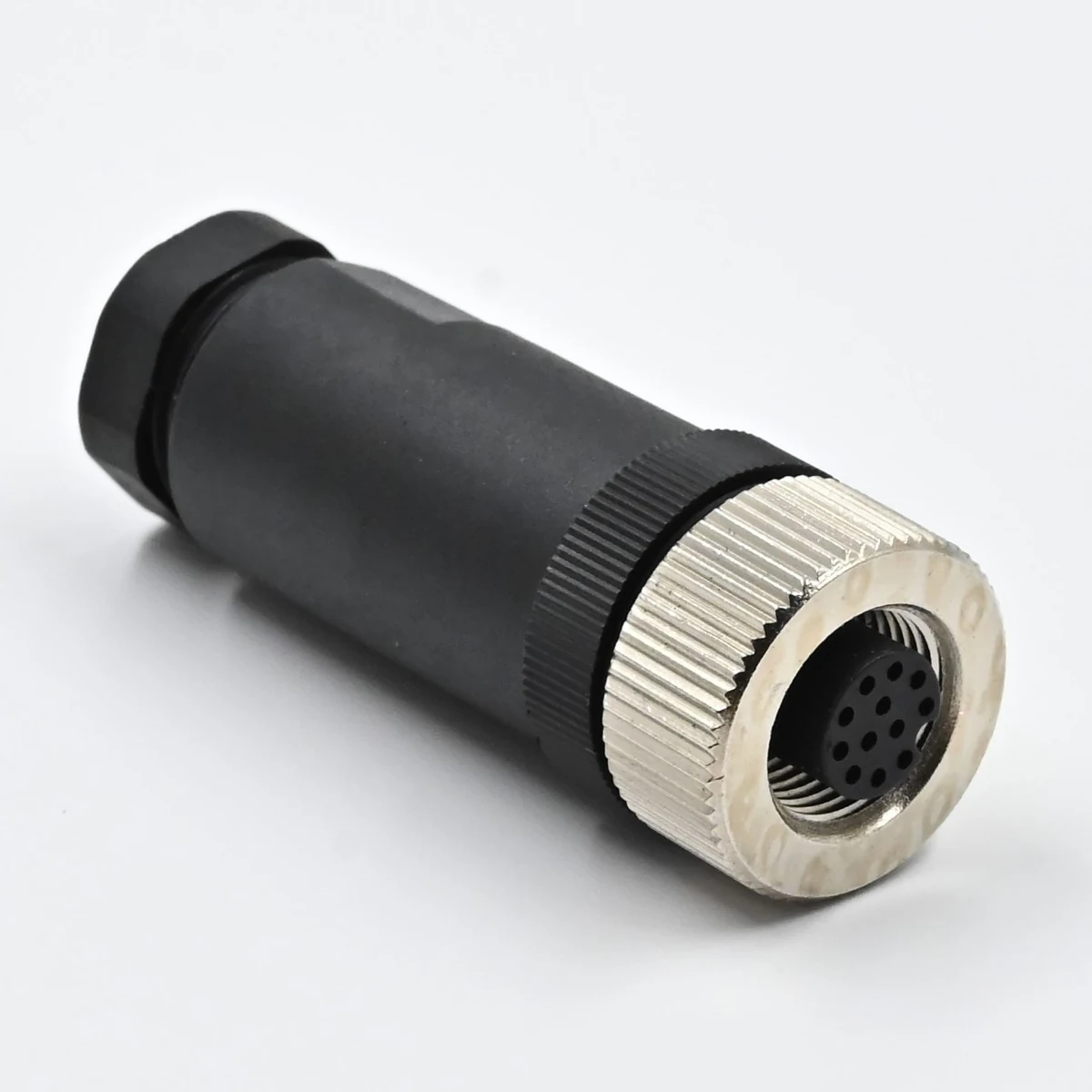 M12 3 Pole Male Cable Connector, a M12 coding part supplied by Data Systems