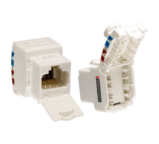 Solderless Toolless Keystone Jack Cat6 UTP, a Cat 6 keystone jacks part supplied by Data Systems